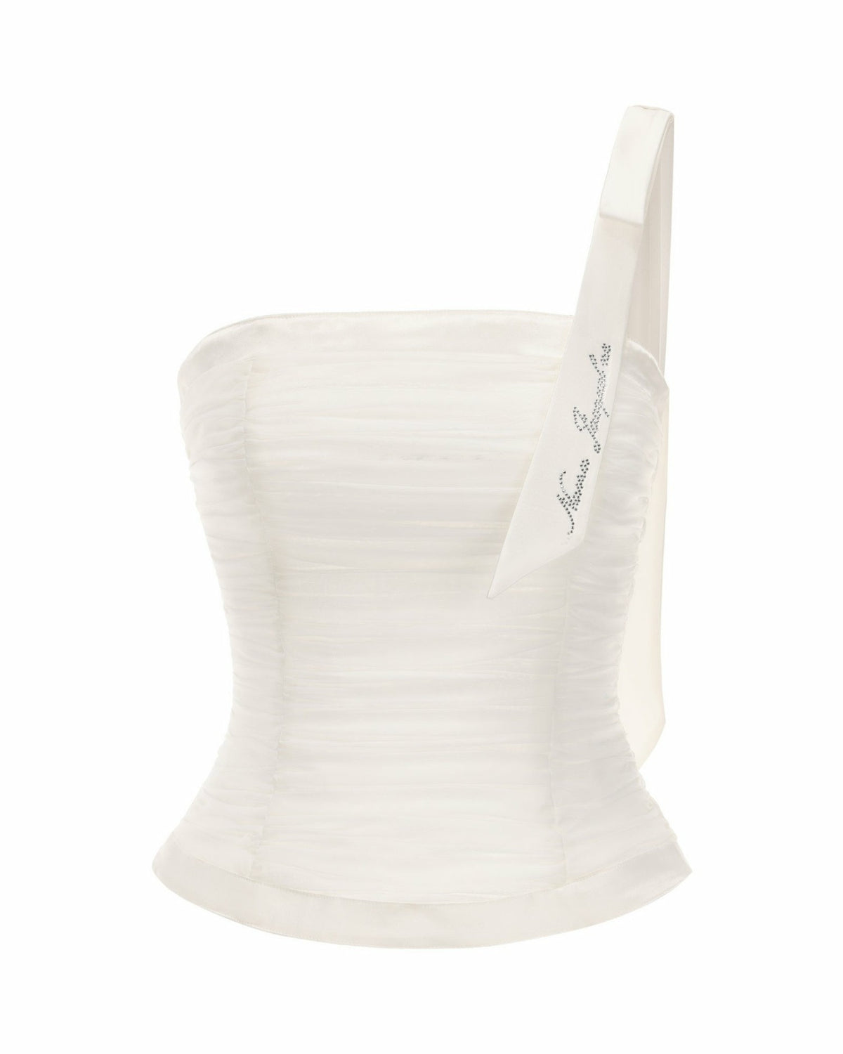 Amor Top: White Top for Engagement Party - Nana Jacqueline