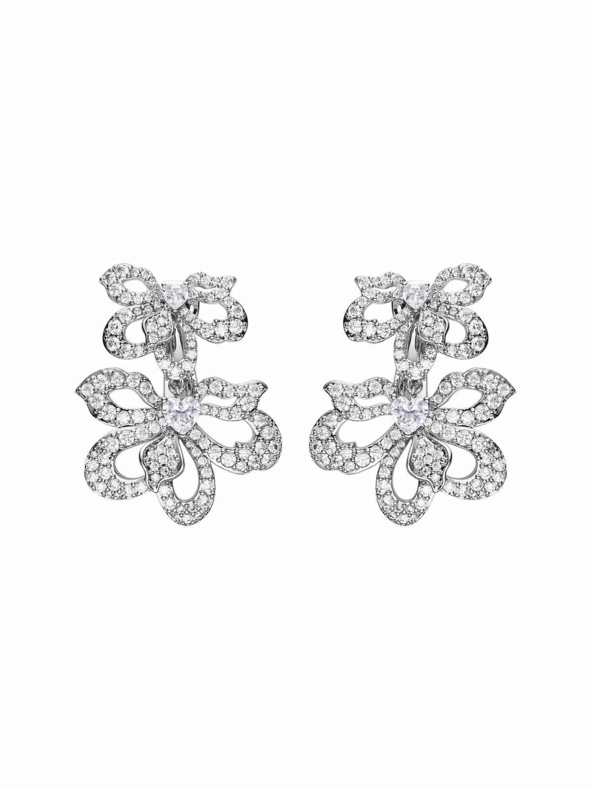 Natalie Earrings: White Earrings for Bridal Shower - Nana Jacqueline