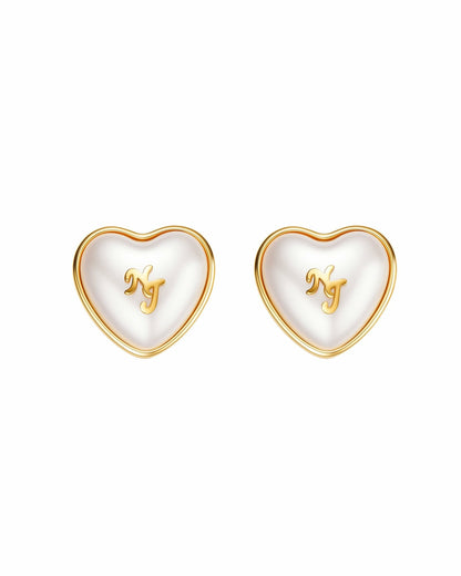 Valencia Earrings: White Pearl Earrings for Bridal Shower - Nana Jacqueline