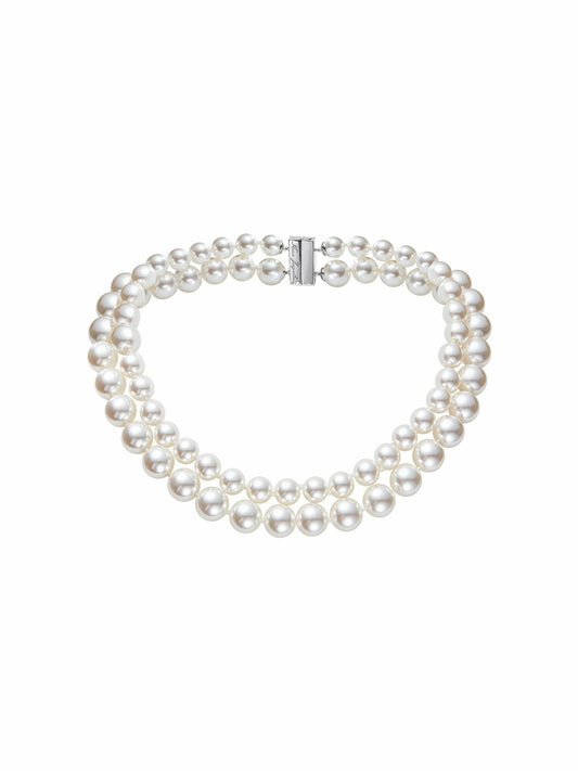 Marisa Necklace: White Pearl Necklace for Bridal Shower - Nana Jacqueline