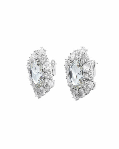 Zephina Earrings: Silver Earrings for Formal Events - Nana Jacqueline