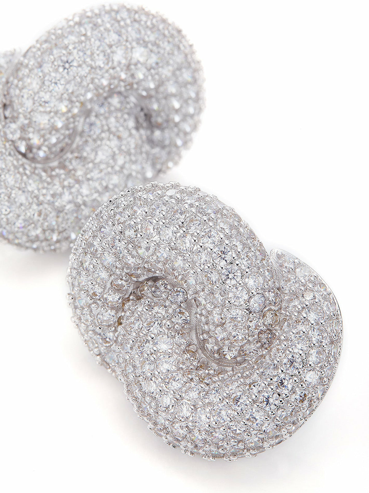 Mia Earrings: White Earrings for Cocktail Party - Nana Jacqueline