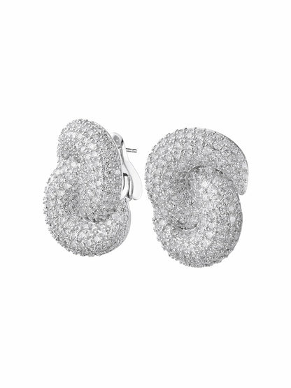 Mia Earrings: White Earrings for Cocktail Party - Nana Jacqueline