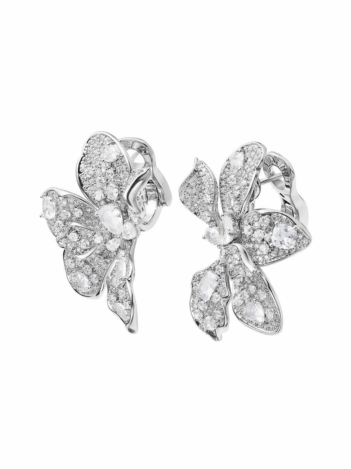 The Midnight Garden: Silver Jewelry Set for Bridal Events - Nana Jacqueline