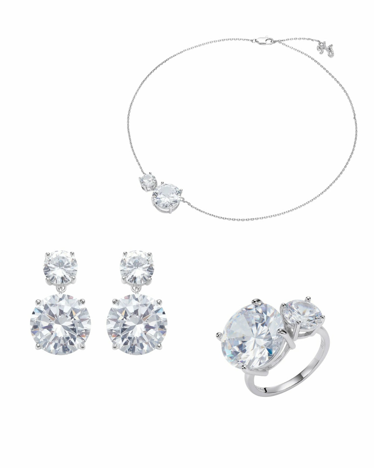 Timeless Glow: Silver Jewelry Set for Mother's Day Gift - Nana Jacqueline