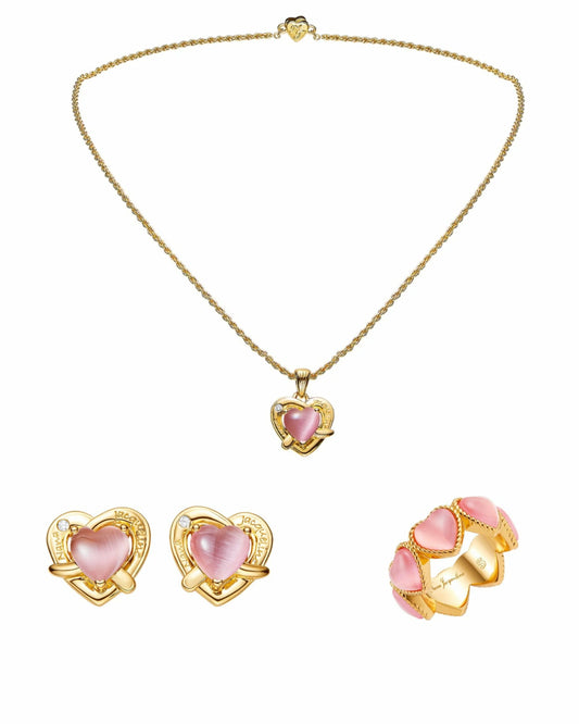 Blush Reverie: Pink Jewelry Set for Mother's Day Gift - Nana Jacqueline