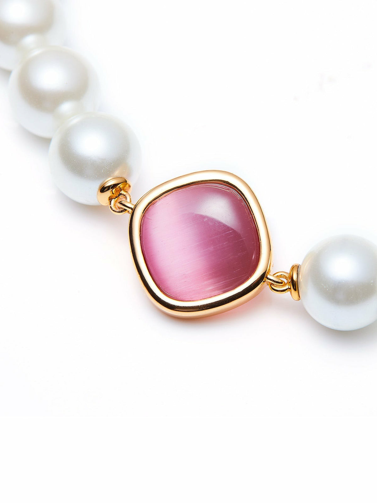 Pearl Embrace: White Pink Jewelry Bundle for Mother's Day Gift - Nana Jacqueline