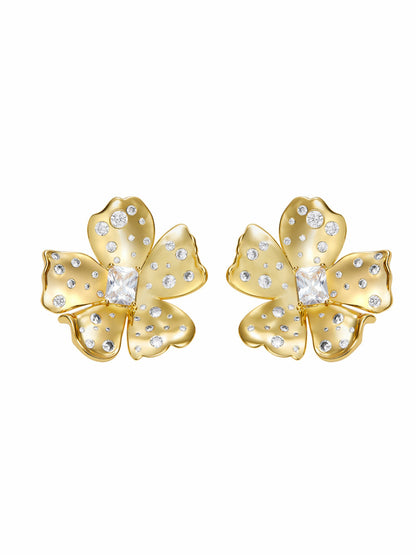 Jolie Floral Gold Earrings - Nana Jacqueline