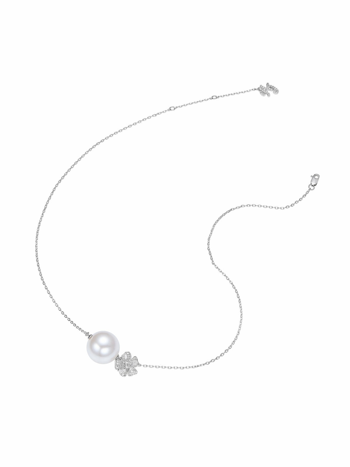 Lovelle Floral Pearl White Necklace - Nana Jacqueline