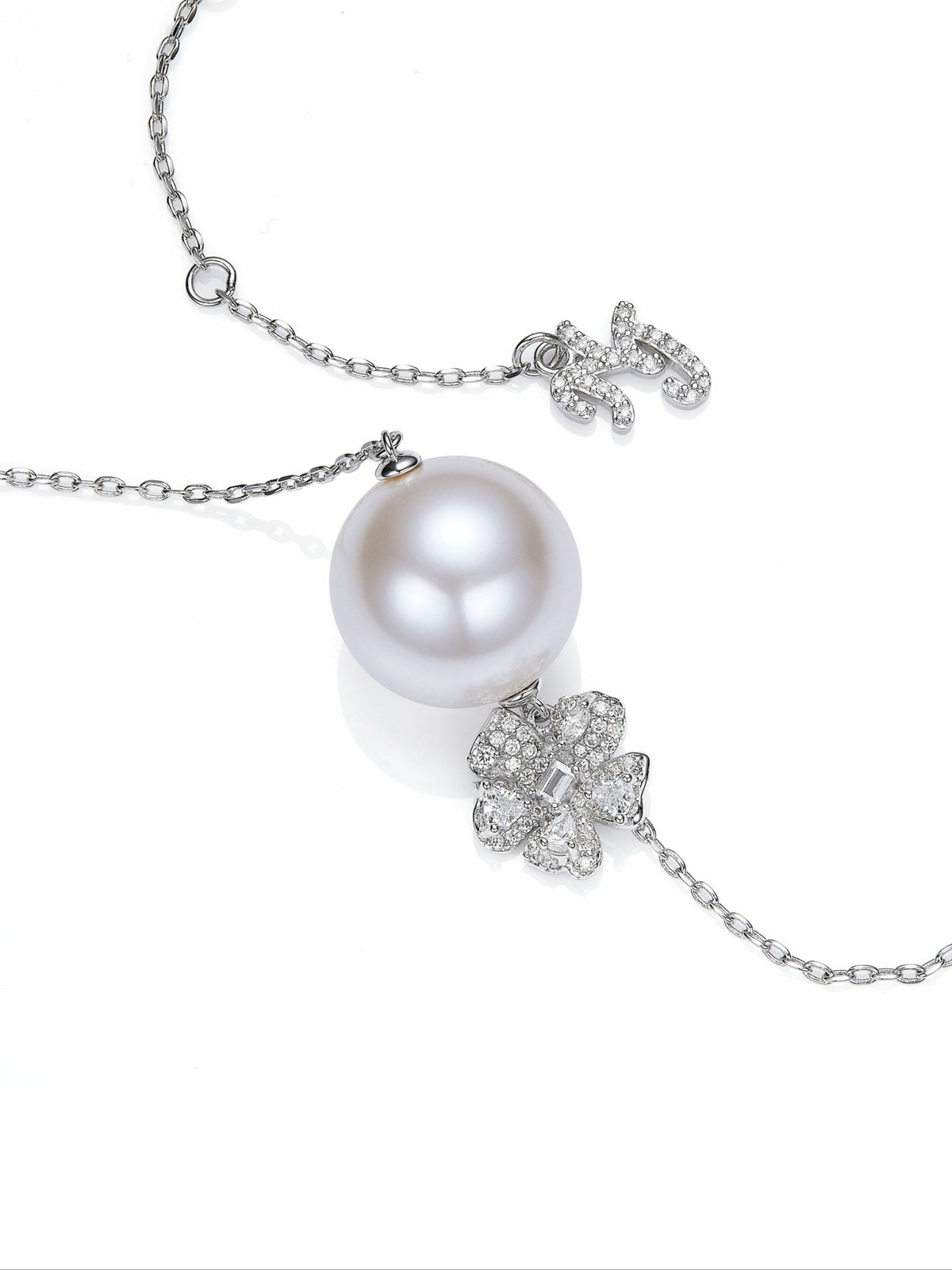 Lovelle Floral Pearl White Necklace - Nana Jacqueline