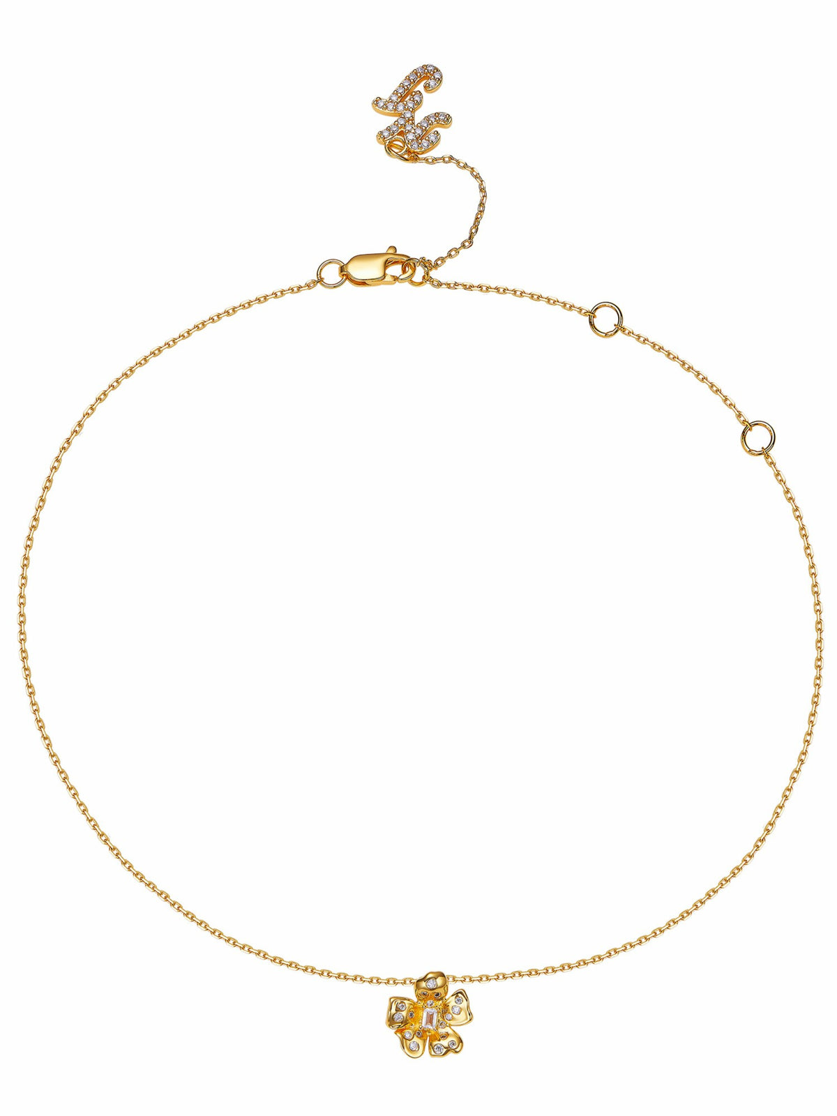 Lumi Floral Pendant Gold Necklace - Nana Jacqueline