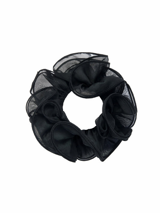 Nolita Ruffle Black Hair Tie - Nana Jacqueline