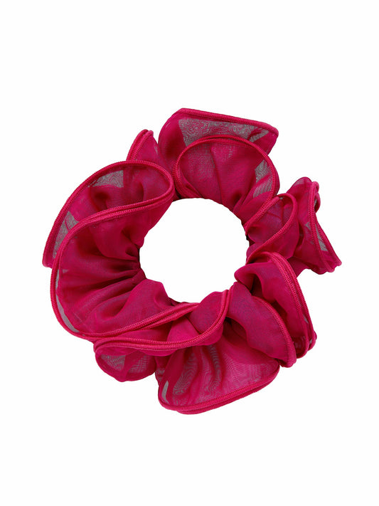 Nolita Ruffle Fuchsia Hair Tie - Nana Jacqueline
