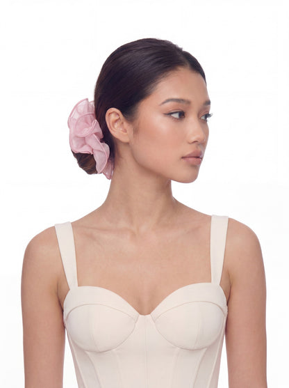 Nolita Ruffle Pink Hair Tie - Nana Jacqueline