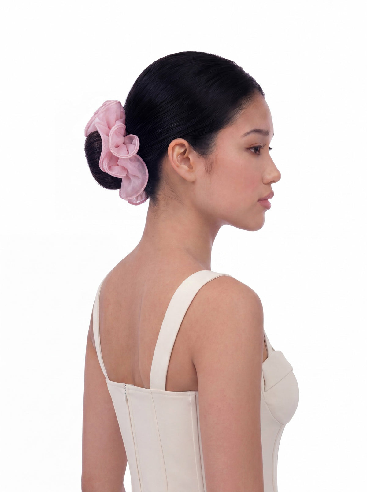 Nolita Ruffle Pink Hair Tie - Nana Jacqueline