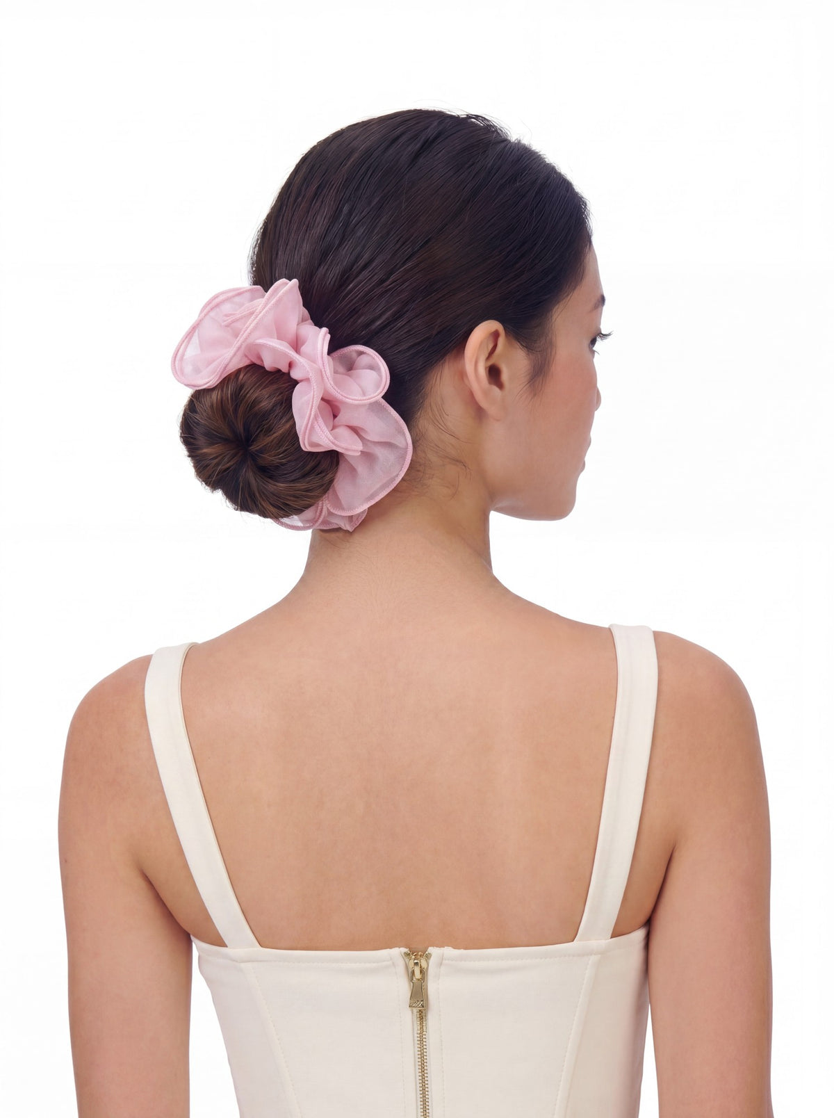 Nolita Ruffle Pink Hair Tie - Nana Jacqueline