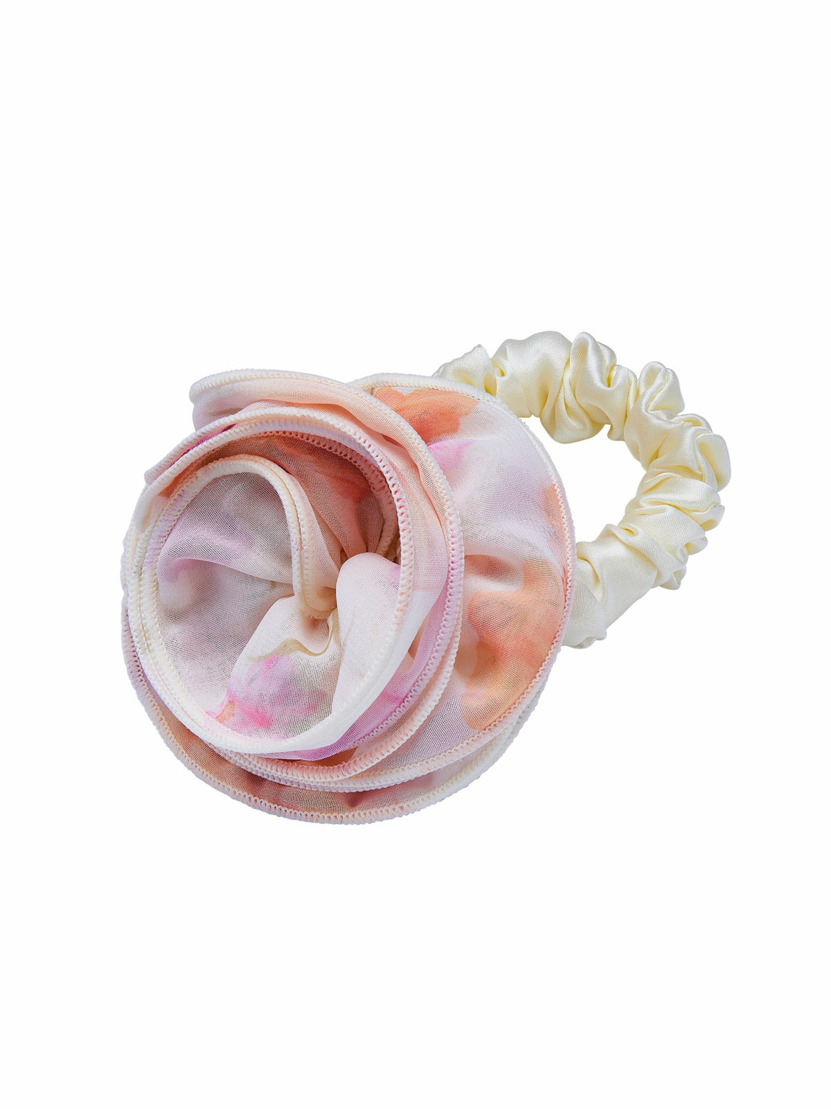 Felicity Floral Print Ivory Hair Tie - Nana Jacqueline