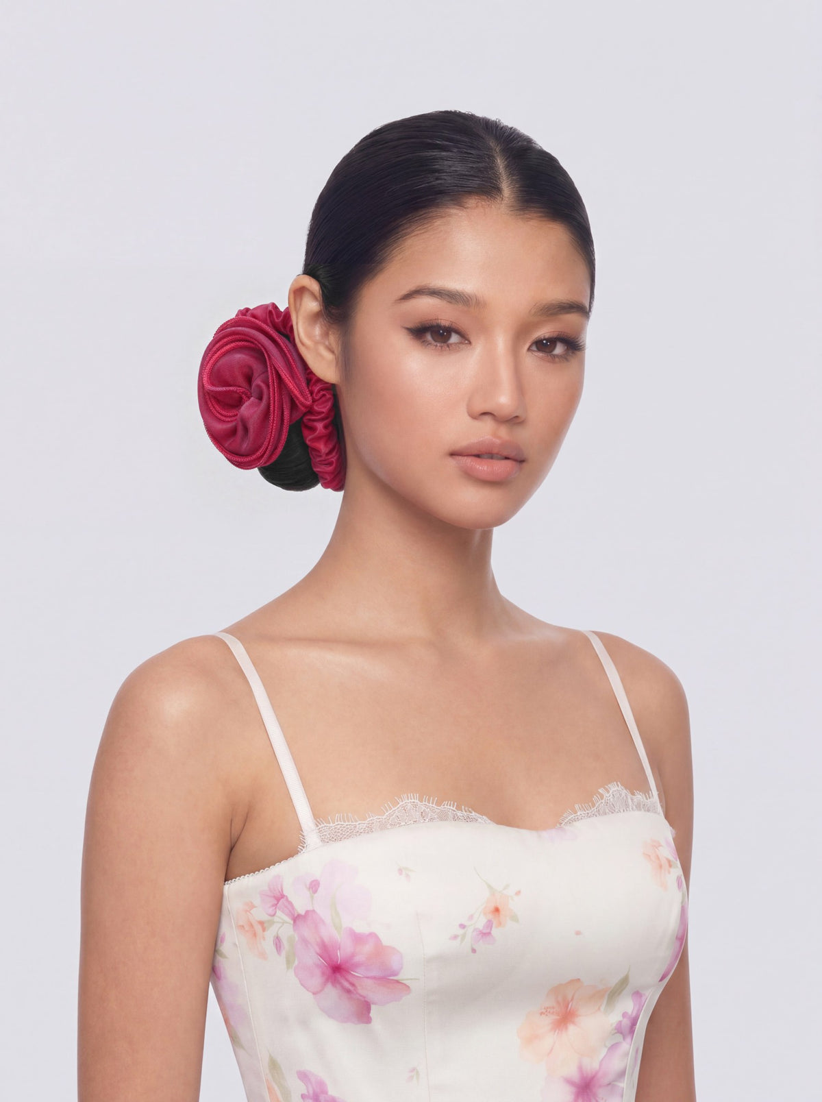 Nolita Flower Fuchsia Hair Tie - Nana Jacqueline