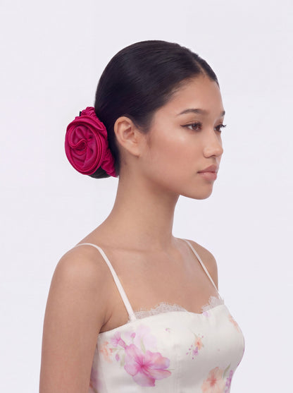 Nolita Flower Fuchsia Hair Tie - Nana Jacqueline