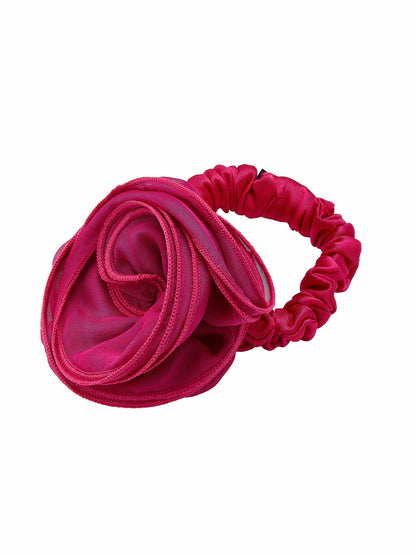 Nolita Flower Fuchsia Hair Tie - Nana Jacqueline