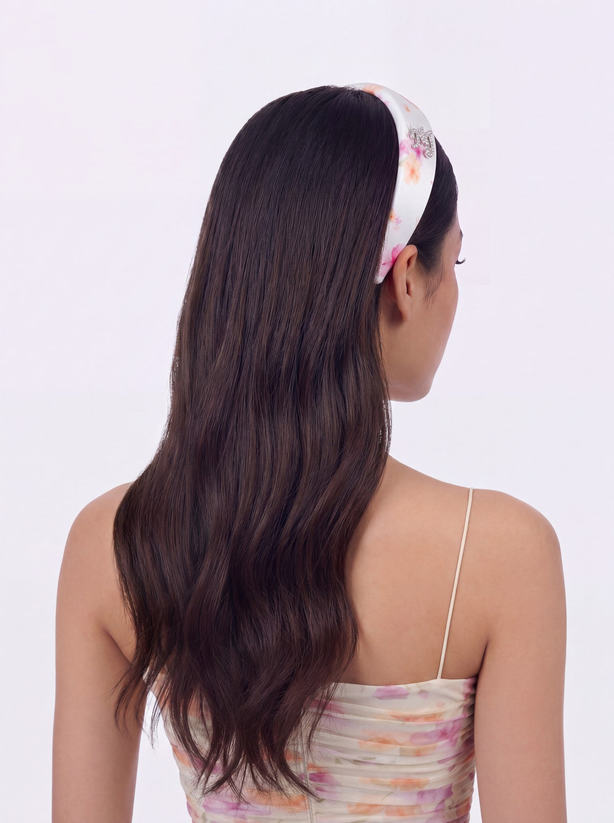 Caraline Logo Print Beige Head Band - Nana Jacqueline
