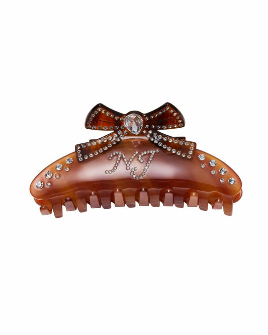 Edith Hair Clip: Brown Hair Clip for Date Night - Nana Jacqueline
