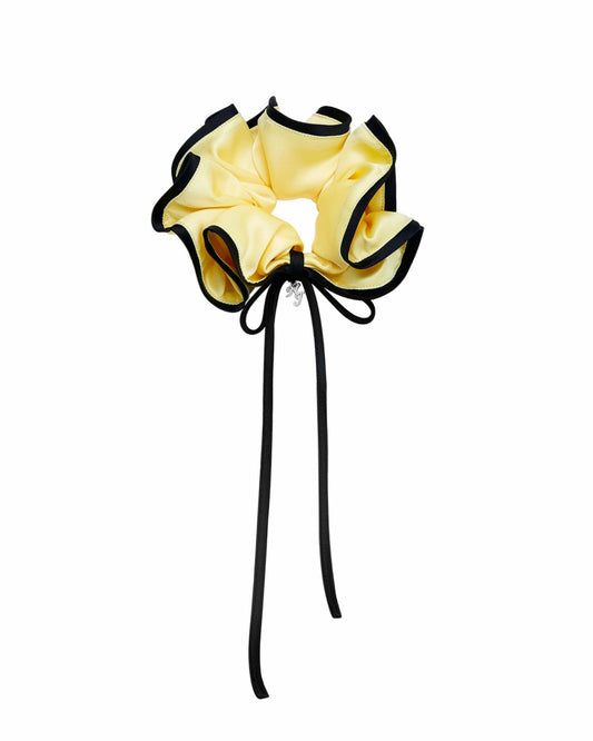 Marlene Scrunchie: Yellow Scrunchie for Brunch - Nana Jacqueline