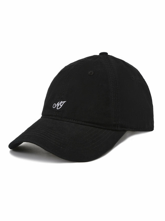Gracie Logo Embroidered Black Cap - Nana Jacqueline