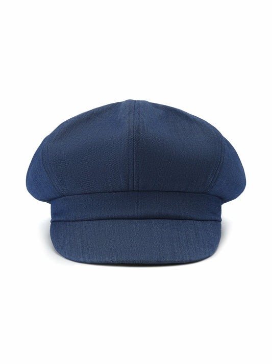 Amara Eight-Panel Newsboy Blue Hat - Nana Jacqueline