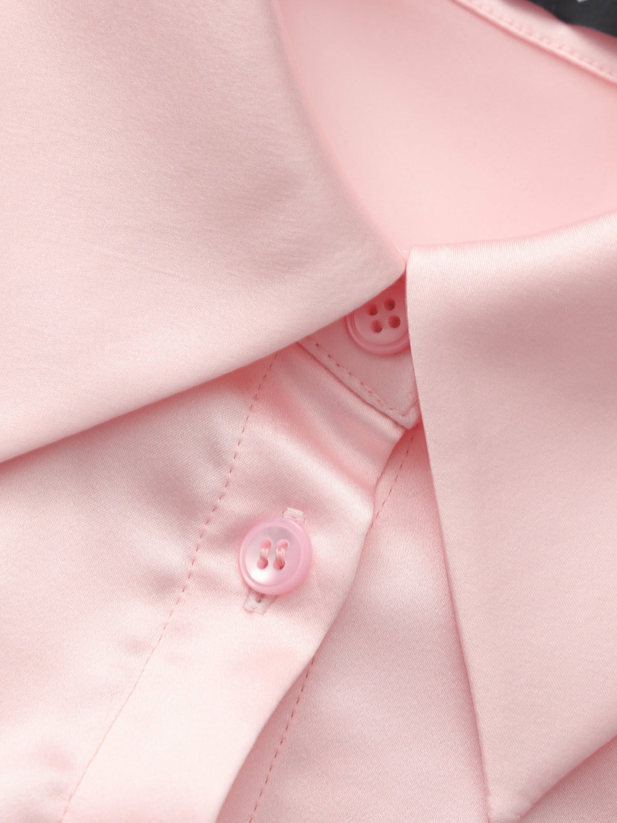 Eva Tie-Back Satin Pink Shirt - Nana Jacqueline
