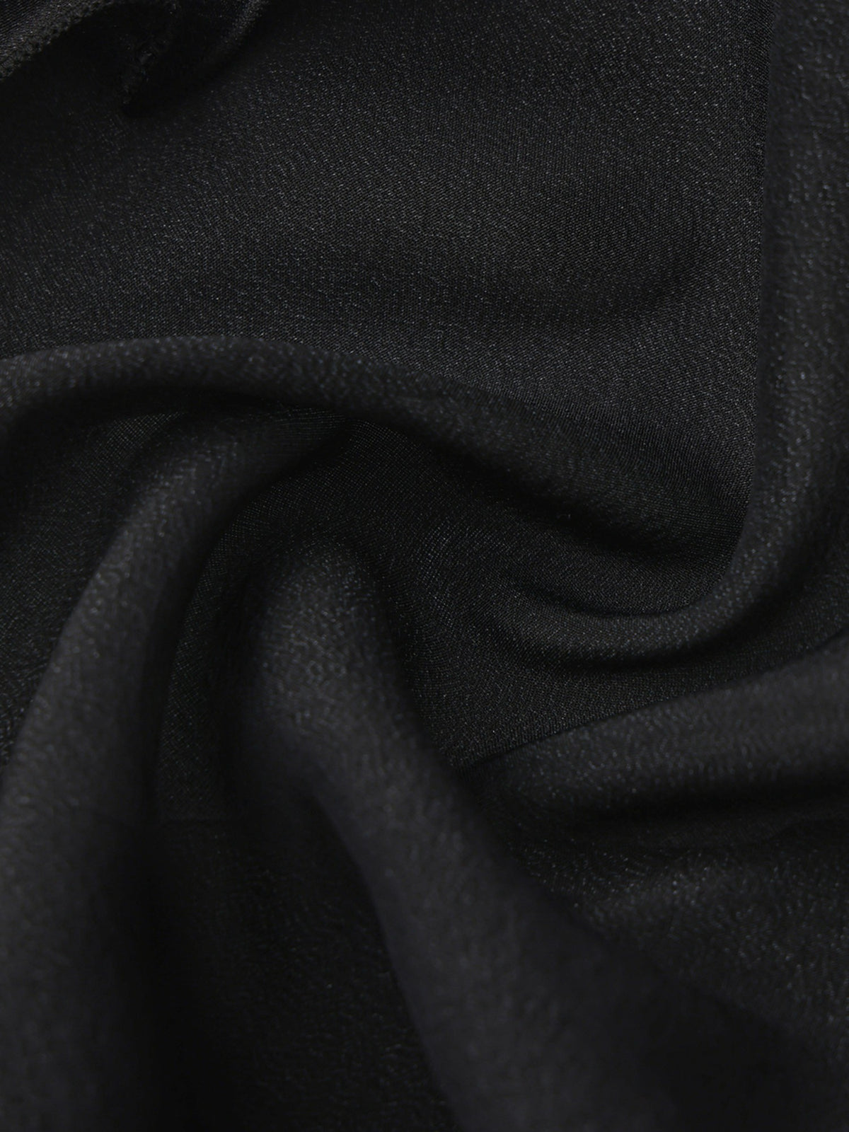 Charlotte Ruffle V-Neck Black Wrap Top - Nana Jacqueline