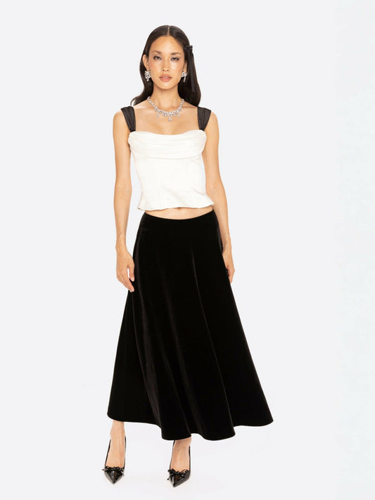 Gia Bow Top: White Top for Date Night - Nana Jacqueline