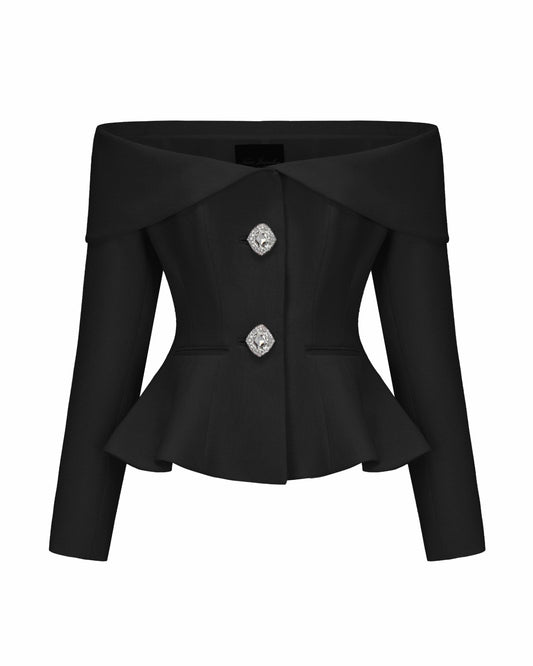 Blaire Top: Black Top for Date Night - Nana Jacqueline
