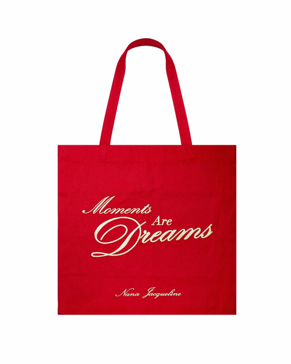 Jacqueline Canvas Bag: Red Canvas Bag for Everyday Use - Nana Jacqueline