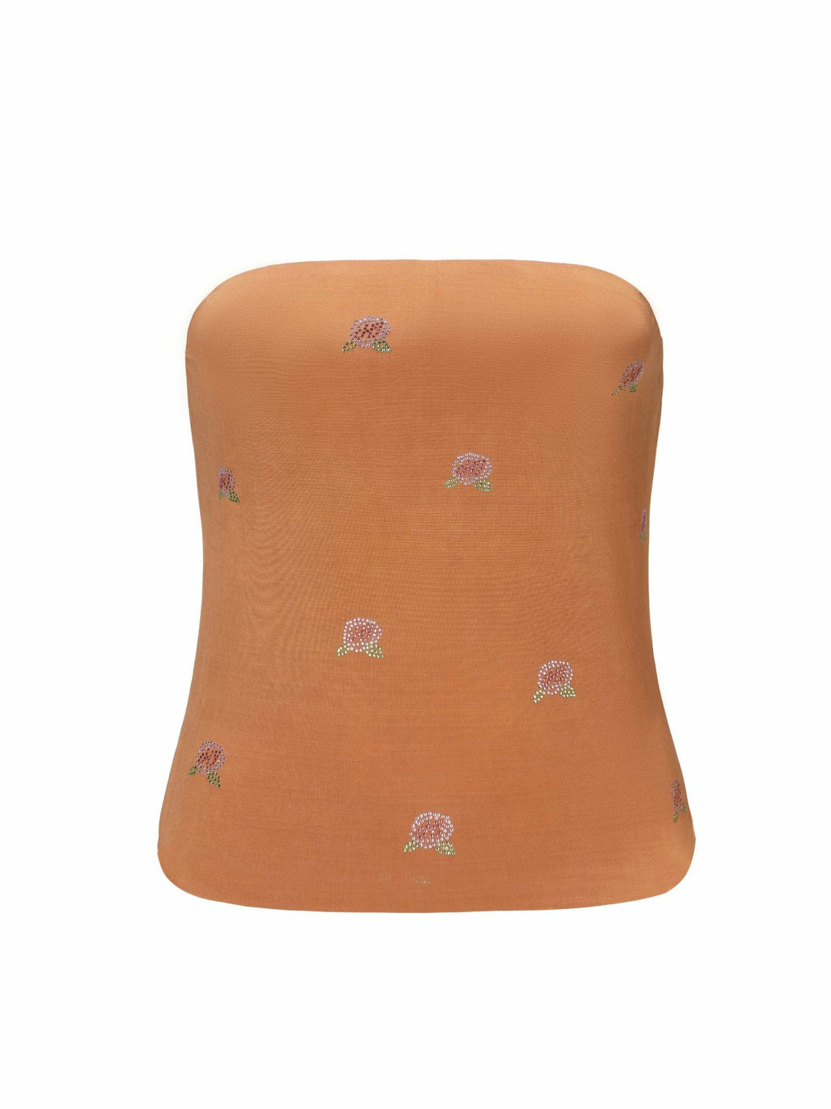 Rosana Embroidered Top: Brown Top for Date Night - Nana Jacqueline