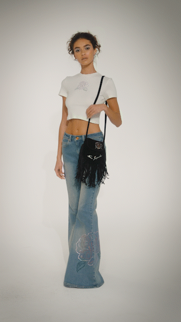 Elle Baby Tee: White Tee for Casual Luxury Daytime Outfit - Nana Jacqueline