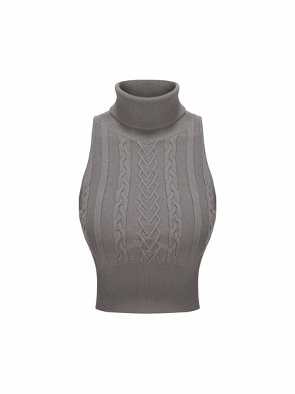 Morgan Top: Grey Knit Top for Brunch - Nana Jacqueline