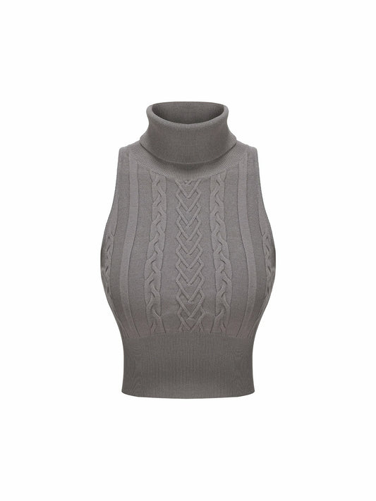 Morgan Top: Grey Knit Top for Brunch - Nana Jacqueline