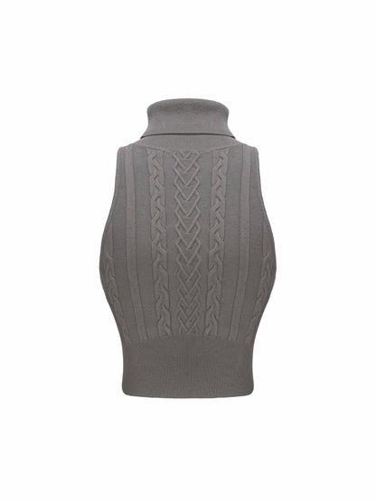 Morgan Top: Grey Knit Top for Brunch - Nana Jacqueline