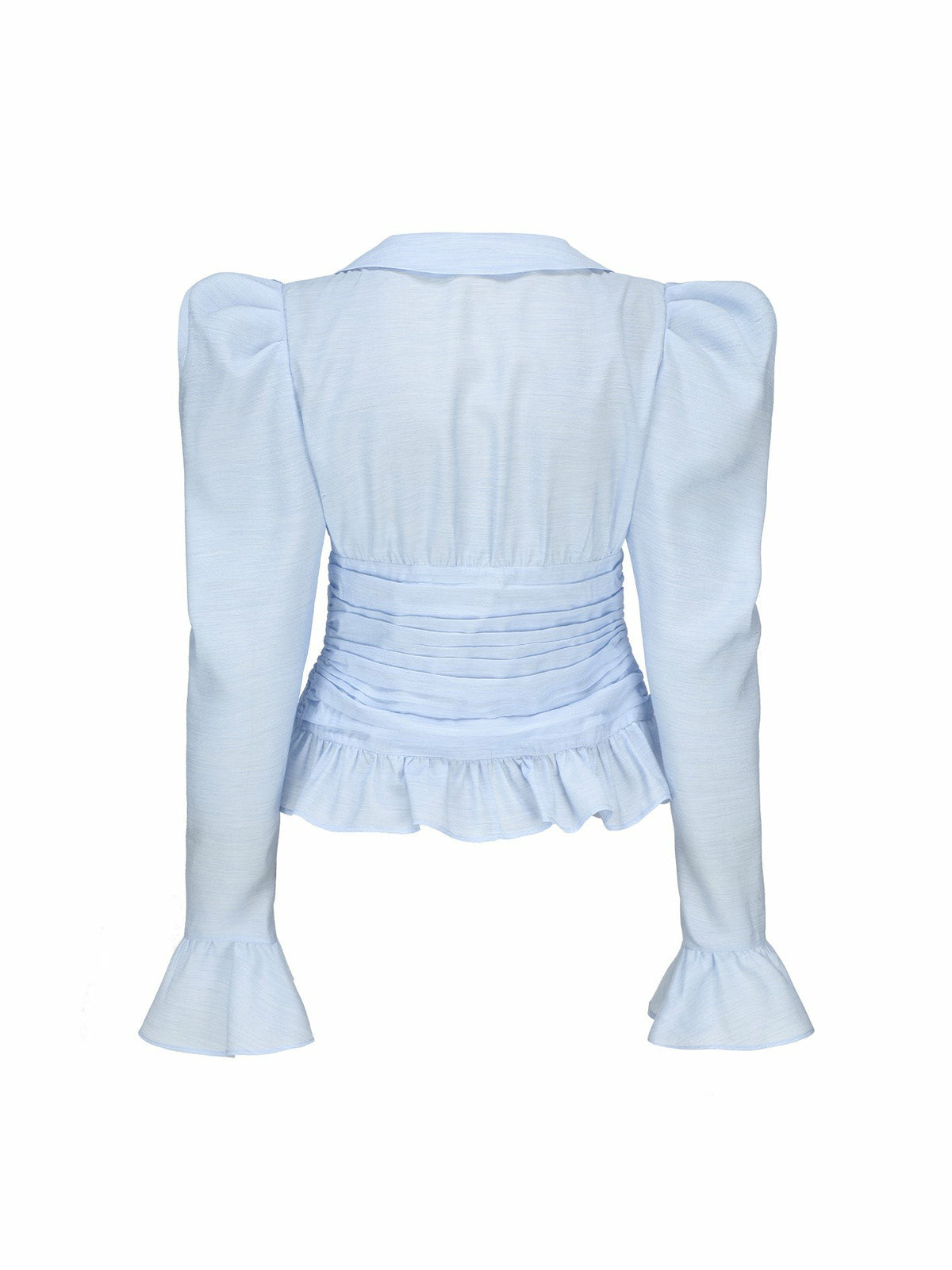 Emilia Top: Blue Top for Brunch - Nana Jacqueline
