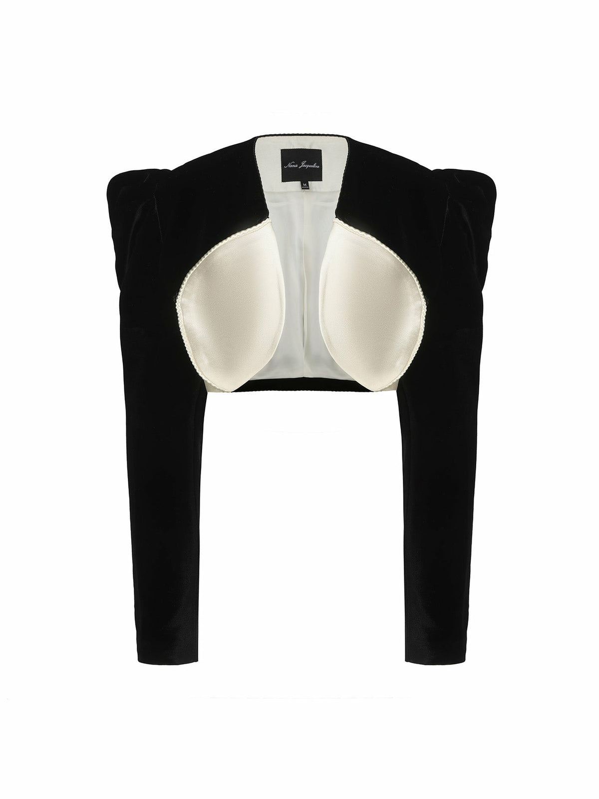 Wilma Velvet Jacket: Black Velvet Jacket for Cocktail Party - Nana Jacqueline