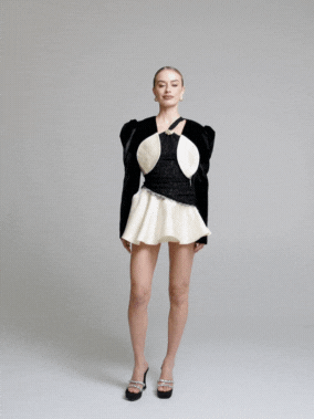 Wilma Velvet Jacket: Black Velvet Jacket for Cocktail Party - Nana Jacqueline