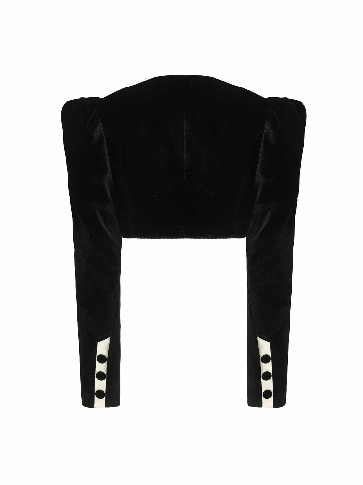 Wilma Velvet Jacket: Black Velvet Jacket for Cocktail Party - Nana Jacqueline
