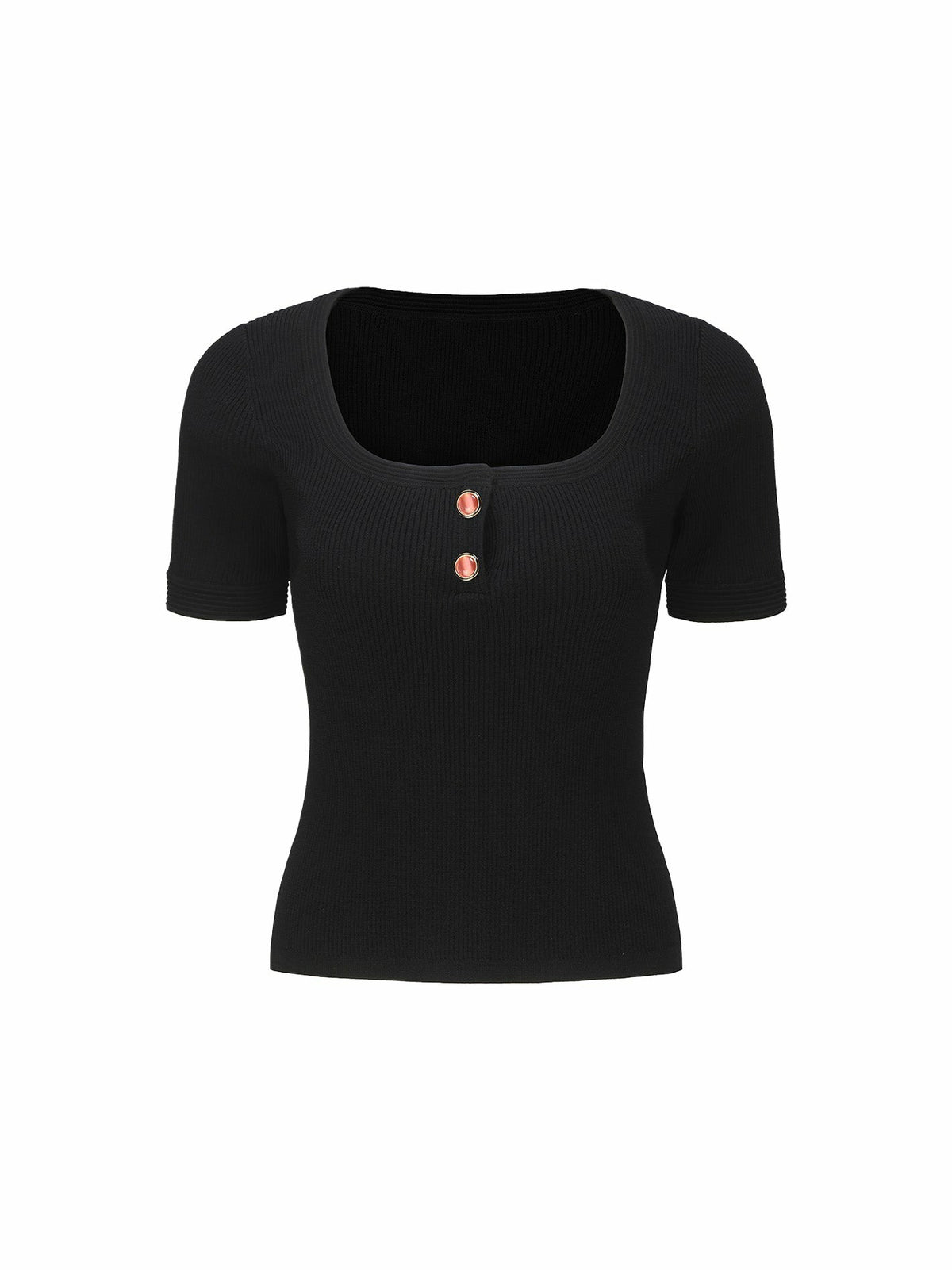Gemma Top: Black Knit Top for Brunch - Nana Jacqueline
