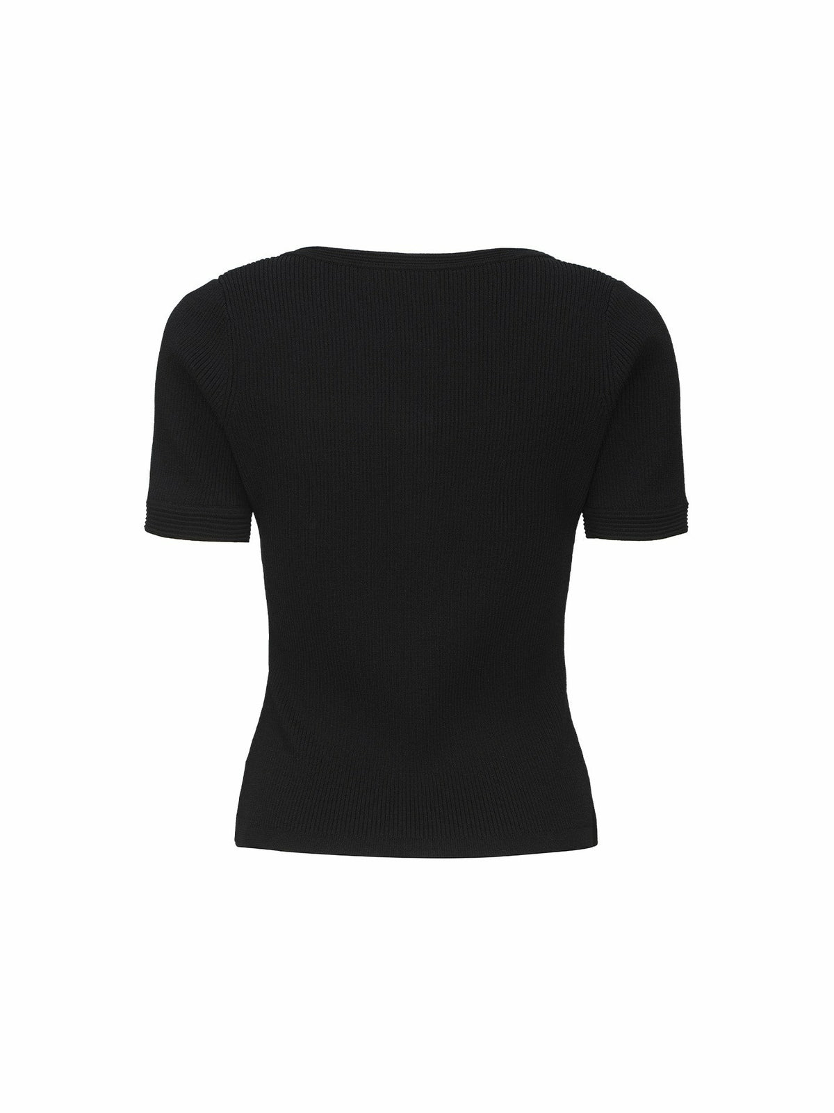 Gemma Top: Black Knit Top for Brunch - Nana Jacqueline
