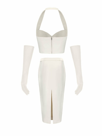 Anastasia Top: White Top for Engagement Party - Nana Jacqueline