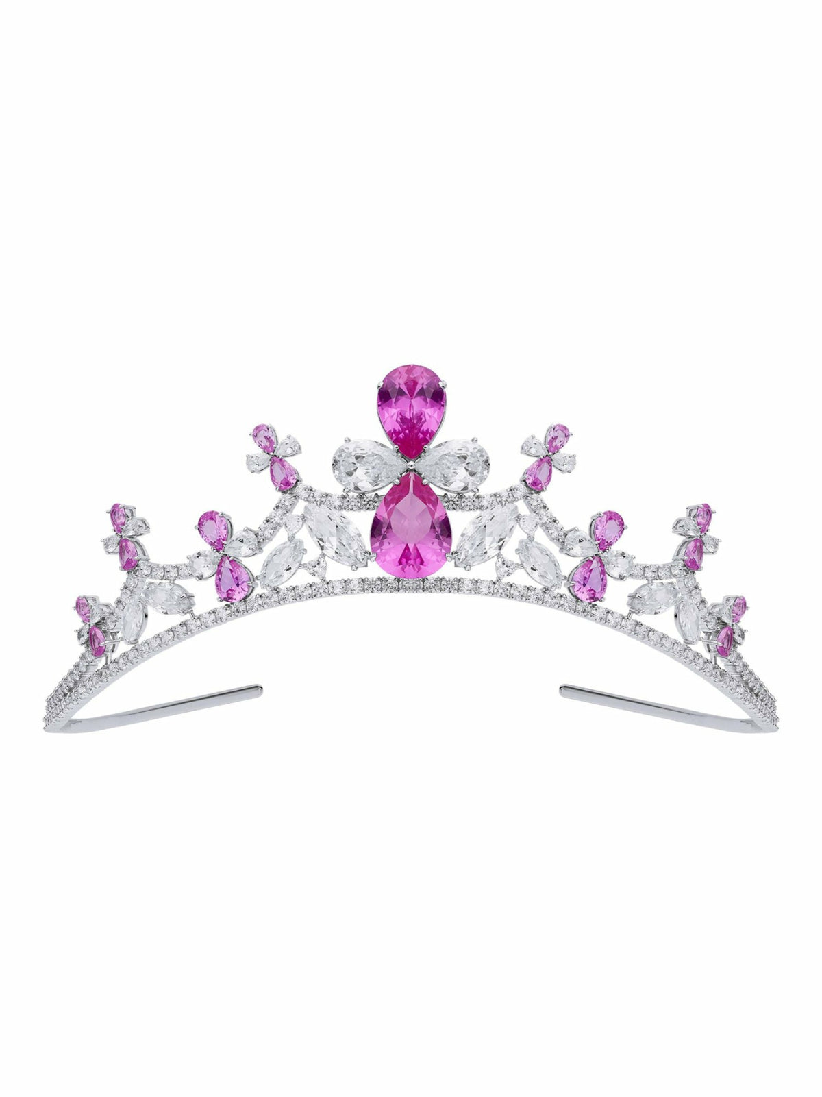 Keira Tiara: Pink Tiara for Bachelorette Party - Nana Jacqueline