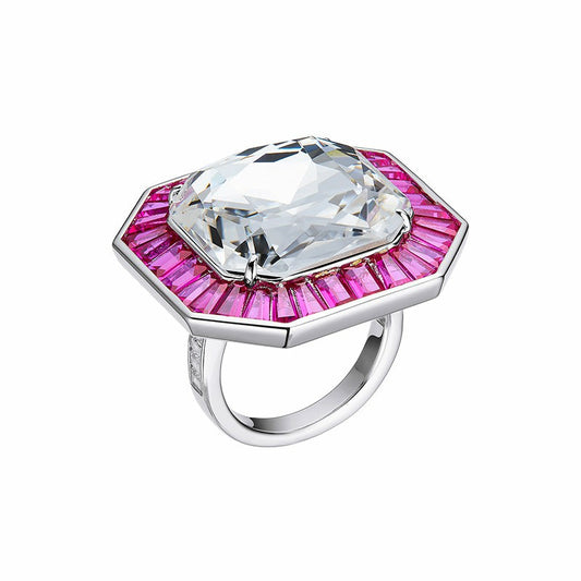 Teresa Ring: Pink Ring for Cocktail Party - Nana Jacqueline