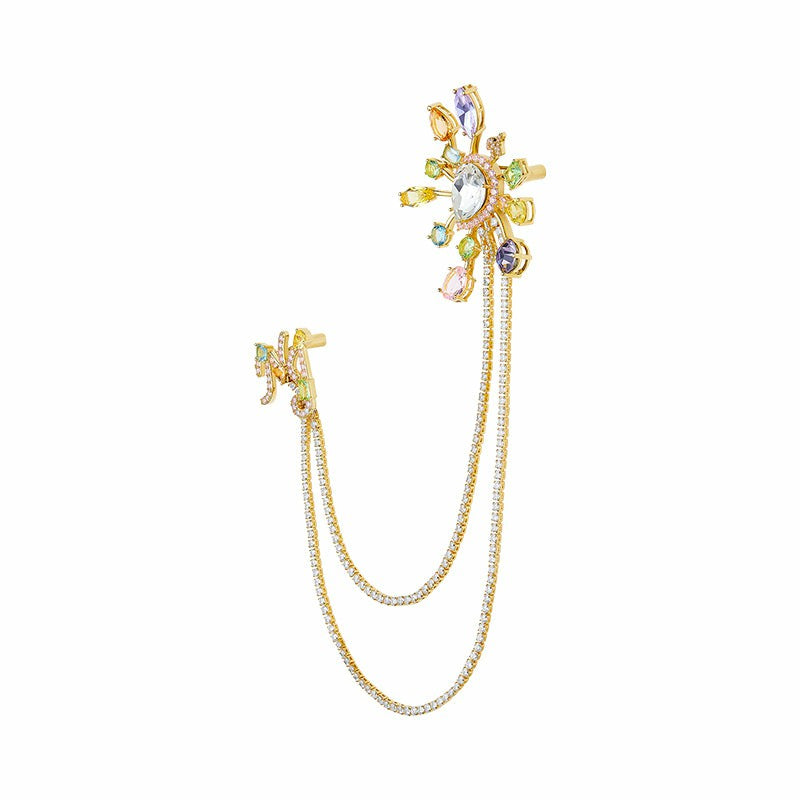 Fiona Brooch: Multicolor Brooch for Cocktail Party - Nana Jacqueline