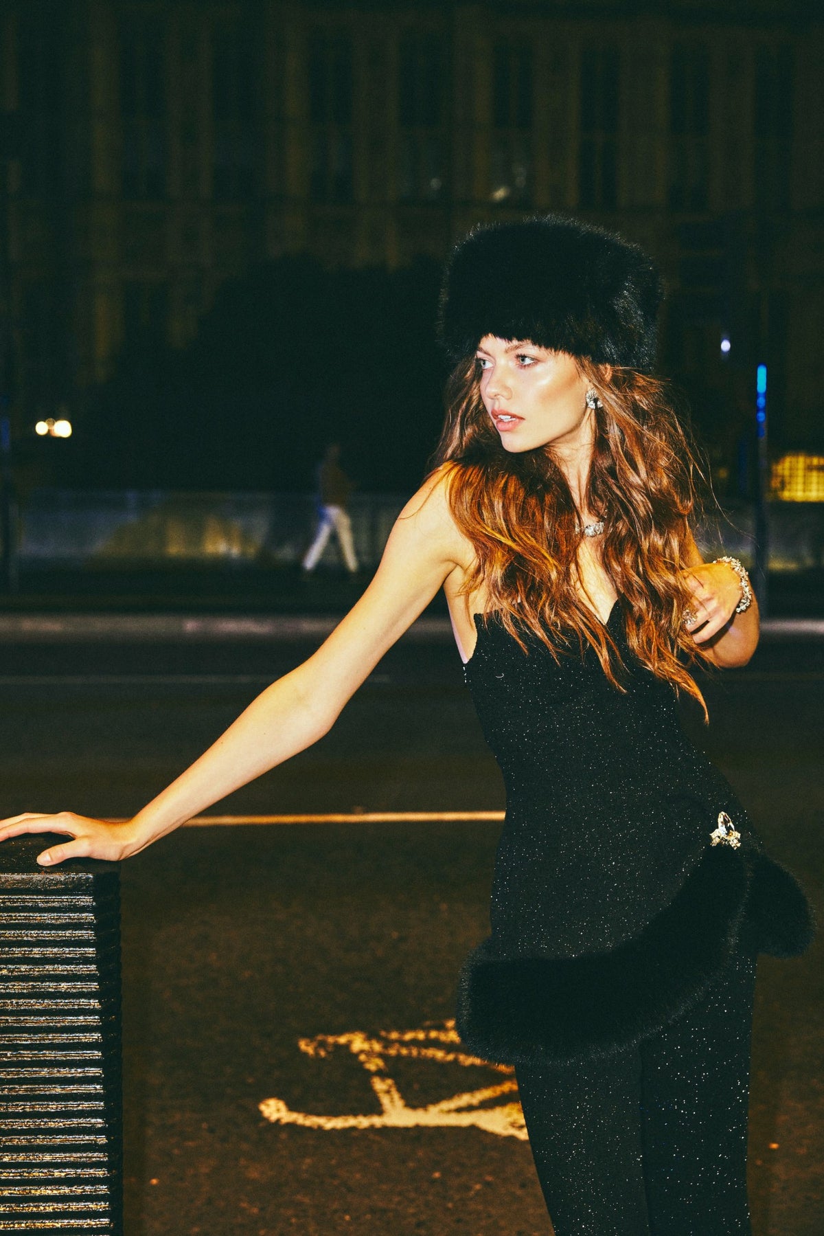 Alexandra Fur Top: Black Mini Dress for Cocktail Party - Nana Jacqueline